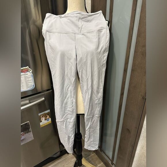 Victoria Sport Light Gray Athletic Leggings - Picture 1 of 4